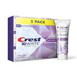 Crest 3D White Brilliance Toothpaste, Vibrant Peppermint, 85 mL (Pack of 3)