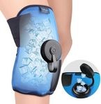 Hilph Refillable Ice Bag Wrap for Knee Injuries, Long-Lasting Cold Ice Pack for Knee Replacement Surgery, Pain Relief, Meniscus Tear, ACL, Swelling, Achy, Portable for Traveling, Trip and Outdoor