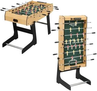 GAOMON 48 Inch Foldable Foosball Table, Soccer Table Game for Kids and Adults, Arcade Table Soccer for Home, Indoor Game Room Sport, Easy Assembly