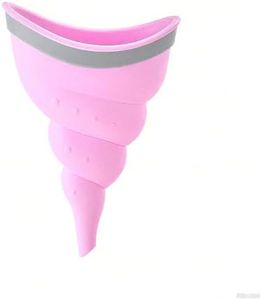 Female Urinal – Portable Pee Funnel for Women, Reusable Silicone Standing Urinal for Travel Camping Hiking Outdoor Activities, Shewee for Women（Stand to Pee Device）