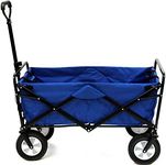 Mac Sports WTC-111 Outdoor Utility Wagon Foldable, Solid Blue