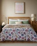 Night Lark Coverless Duvet and Pillowcase Set, Design Collection – Coverless Duvet King Size 10.5 Tog with Advanced Smartfil® Fibre, Machine Washable, Hypoallergenic – Autumn Meadow, King Bed Size