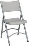 Office Star Furniture for Indoor or Outdoor Use, Metal Alloy Steel Plastic Polypropylene, Light Gray