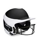 RIP-IT | Vision Pro Softball Batting Helmet | Matte | Two-Tone Black M/L | Lightweight Women's Sport Equipment