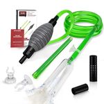 Boxtech Fish Tank Water Changer Vacuum Siphon Kit, 3 in 1 Aquarium Siphon Gravel Cleaner Pump Sand Cleaner Kit for Drain and Replace Water