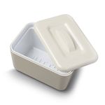 Zeal G265C Butter Dish, Cream