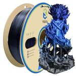 YOUSU Gradien Dual Color Silk PLA Filament 1.75mm, Shiny 3D Printer Filament 1kg(2.2lbs)，Color Change PLA Filament for FDM 3D Printer, Silk BlackBlue