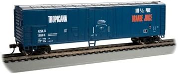 Bachmann Trains - 50’ Steel Reefer - Tropicana #13088 (Blue & Silver) - HO Scale