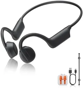 Ximyuc Bone Conduction Headphones Lightweight Open Ear Headphones Sport Headphone with Built-in Mic Extra Comfort IPX5 Waterproof Headset for Running,Cycling,Driving