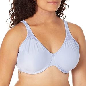 Bali Women's Passion for Comfort Minimizer, Full-Coverage Underwire Seamless Cups, Everyday Bra, No-Bulge Smoothing, Winter Lake, 40D