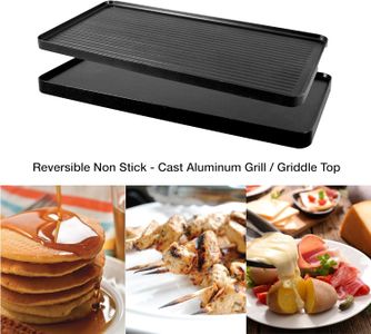 Swissmar Geneva 8-Person Raclette Grill – Non-Stick Party Grill