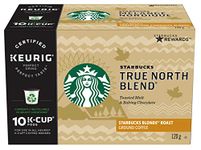 Starbucks True North, Blonde Light Roast Coffee, Single Serve Keurig K-cup Pods, 6 Boxes, 60 Capsules