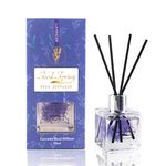 Seed Spring Reed Diffuser Set Lavender Aromatherapy Oil Effectively Improve Sleep Soothe Mood Stabilize Nerves Home Decoration and Office Decoration Perfume and Gifts 50ml/1.7 oz