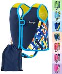 Limmys Premium Kids Swim Vest - Toddler Swim Jacket, and Buoyancy Swimming Aid - Modern Design Swimming Vest for Boys, Girls and Babies - Drawstring Bag Included