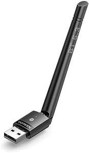 UGREEN Dongle Bluetooth 5.3 Antenne Haute Portée Clé Bluetooth Adaptateur USB pour PC Ordinateur Windows 11 10 8.1 Compatible avec Écouteurs Casque Clavier Souris Manette de PS5 Plug Play