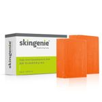 Skingenie Kojic Acid Soap | With Glutathione | Alpha Arbutin & AHA | Skin Brightening & Lightening Soap | Suitable For All Skin Type | For Men & Women | Bathing Soap | 135g