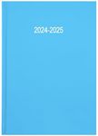 Star Note 2024-2025 A4 Page a Day Academic Diary School Planner Student Oragniser - Sky Blue