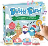 Ditty Bird Christmas Books for Toddlers | Musical Toddler Books | Kids Christmas Book for Gifting | Interactive & Sturdy Baby Books with Sound | Jingle Bells & Holiday Songs for Nursery, Children