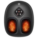 COMFIER Shiatsu Foot Massager with Heat,Compression,Kneading &Rolling,Foot Massager,Upgraded for Larger Feet Machine(Size 14),Home or Office, Father Day Gift for Men