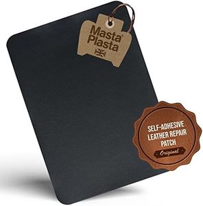 MastaPlasta Extra Large Instant Self-Adhesive Leather Repair Patch. Black XL 28x20cm. Choose Colour. Stick-on Repair for Upholstery, Car Seats, Bags, Sofas and More…