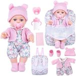 BDDOLL 12 Inch Baby Doll Backpack P