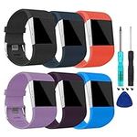 Fcloud 6Pcs Watch Bands with Metal 