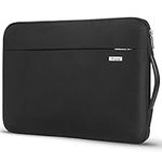 Voova 360° Protective Laptop Sleeve Case 15.6 16 inch with Handle, Waterproof Slim Computer Cover Bag for MacBook Pro 16,15.6” HP Acer Lenovo ThinkPad IdeaPad Asus Notebook-Black