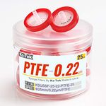 Syringe Filters PTFE Hydrophobic 25 mm 0.22 um Non Sterile 25/pk by KS-Tek