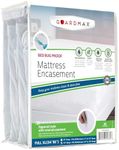 Guardmax Zippered Mattress Encasement - Full XL Size with Deep Pockets (14-16 Deep) - 100% Waterproof and Bed Bug Proof Mattress Protector - Bed Sheet is Soft, Breatheable, and Easy to Wash.