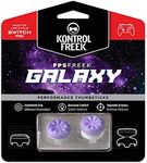 KontrolFreek FPS Freek Galaxy Performance Thumbsticks for Nintendo Switch | 1 Mid-Rise, 1 High-Rise Concave | Purple