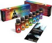 (Oil) - Chakras Relaxation Essential Oils Set of 7 - Concentrated Natural Oils for Diffuser, Massage, Reflection, Meditation, Environmental Scenting and Energy Work