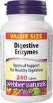 Webber Naturals Digestive Enzymes, 240 Tablets, Digestive Support, Vegan