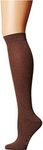 FALKE Women's No. 1 Finest Cashmere Knee-High Socks, Lightweight, Luxurious Cashmere Silk Lurex, Designer Stockings, Brown (Praline 5241), 8-9, 1 Pair