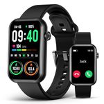 Smart Watch Fitness Tracker (Answer/Make Calls), 24/7 Heart Rate Blood Oxygen Pressure Monitor Sleep Tracker, 114 Sports Modes Calorie Step Tracker Pedometer, 1.57" Waterproof Smartwatch for Men Women