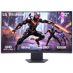 LG Ultragear™ 32GS60QC (32 inch) QHD 1000R Curved Gaming Monitor (2560 x 1440) with 180Hz, 1ms, AMD FreeSync™, HDR10, VESA Certified, HDMIx2 DisplayPort, 3-Side virtually Borderless - Black