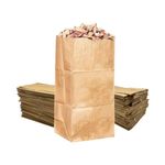 Rocky Mountain Goods-Yard Waste Bags Large 30 Gallon Paper Leaf for Yard Garden Environmental Friendly Lawn Tear Resistant Refuse 2 Ply Self Standing (Pack of 5) Brown