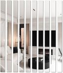 Nicerity 10Pcs DIY Striped Mirror S