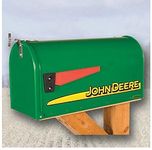 John Deere Modern Rural Style Mailbox Green