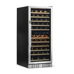 NewAir AWR-1160DB Dual Zone Premier Gold Series Wine Cooler, Stainless Steel