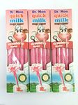 Dr Moo Magic Milk Magic Sipper Straws. Strawberry Flavour 3 x Packs (30 straws), 10 Count (Pack of 3)