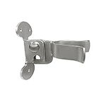 Chain Link Fork Gate Latch, Wall Mount Fence Gate Latch with Hole for Padlock (1-5/8" X 1-5/8")