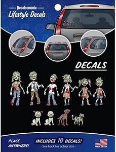 Zombie Family Stickers Kit - Includes 10 Stickers Decals