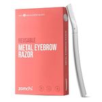 ZOMCHI Eyebrow Razor, Dermaplaning Tool for Face, Eyebrow Trimmer Shaper with Precision Cover,Silver