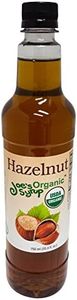 Joe’s Syrup Organic Flavored Syrup, Organic Hazelnut, 750 ml