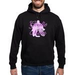 CafePress Hockey Goalie Mom Hoodie (Dark) Men's Dark Hooded Sweatshirt Hoodie Black