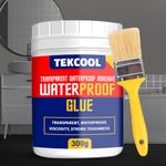 TEKCOOL Roof Water Leakage Solution, Waterproof Glue, Waterproof Coating, Roof Waterproofing, Water Proof Glue, Crack Seal, Liquid Rubber for Waterproofing, Wall Glue (PACK 3 / 900GM)