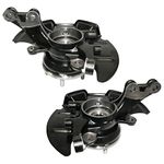 AutoShack Pair of 2 Front Steering Knuckle & Wheel Bearing Hub Assembly 5 Lugs with ABS Driver and Passenger Side Replacement for Hyundai Elantra 2011 2012 Touring GLS Touring SE 2.0L KN100115PR