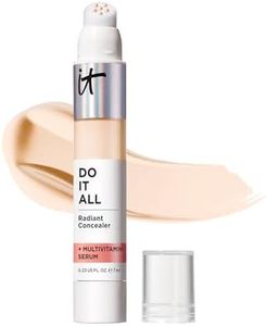 IT Cosmetics Do It All Radiant Concealer for Face - 105 Fairest Warm | 4-in-1 Medium Coverage Creaseless Concealer, 24HR Hydration for Dry/Dull + All Skin Types, Niacinamide + Hyaluronic Acid