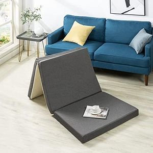 Zinus Guest Folding mattress - Tri-fold Folding Single Mattress 60 x 195 cm - Guest mattress Height 7.6 cm - Guest bed foam mattress