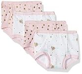 Gerber Baby Girls Infant Toddler 4 Pack Potty Training Pants Underwear Princess Arrival 3T